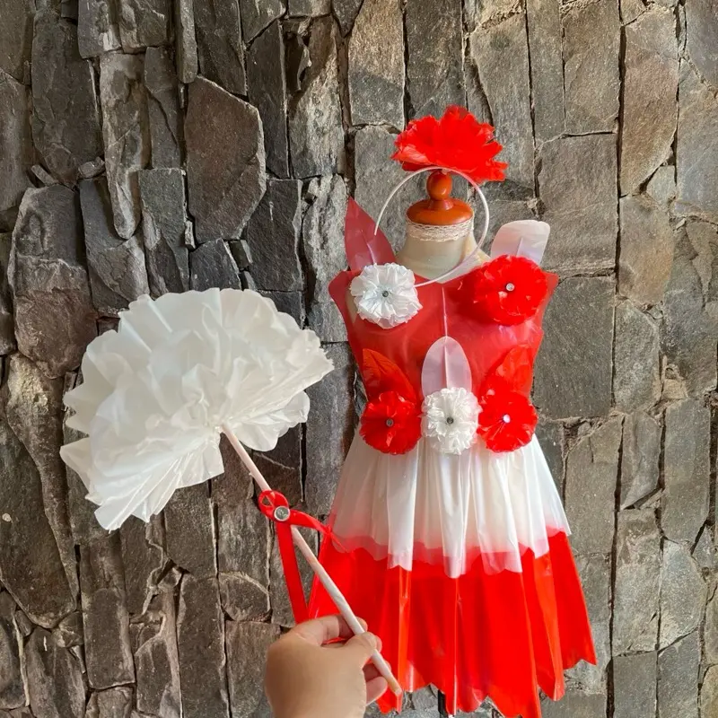 Baju karnaval anak dan dewasa merah putih/Merdeka