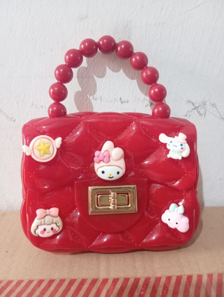 Product Introduction of ( Cek Warna Chat Dulu ) Slingbag Mini Jelly Glossy Karakter Sling Bag Rantai Tas Selempang Jinjing Anak ( Tidak Request Dikirim Random ) 54