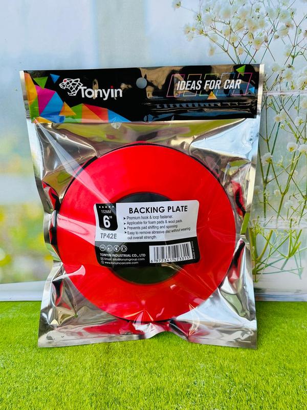 Backing Plate Rotary Polisher / Tatakan Mesin Poles Rotary (Soft Rubber Red Color) 2
