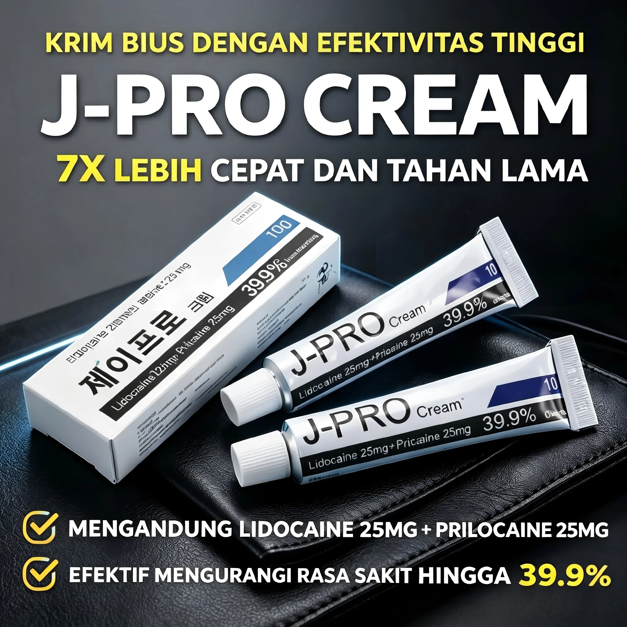J-Pro Numbing Krim 39.9% Krim Numbness Krim Lemak Anestesi kulitepidermis Tatto eyebrows Tatto Cream