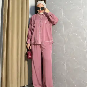 Lolla Set Rayon Twill Premium Adem Elegant Setelan Wanita