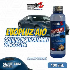 Evopluz AIO Octane Up Treatment | Anti Etanol + Decontaminant | Peningkat Oktan | Hemat BBM Mobil 20–40%