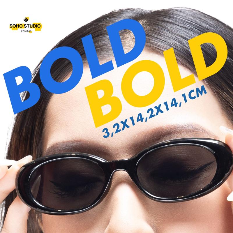 [MUST HAVE] Kính mát BOLD Best Seller Mắt Kính Nữ oval nhỏ Soho Studio hợp mặt tròn nhỏ-vừa