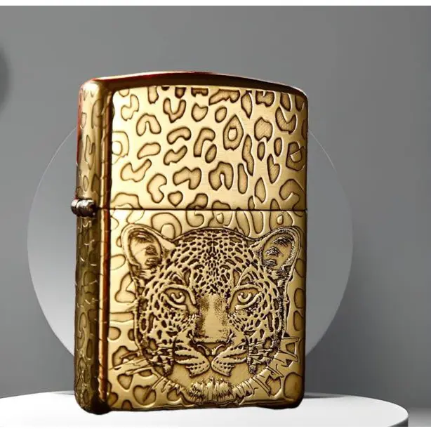 Aksesoris Pemantik Elektrik Motif Macan Tutul Full Grafir – Premium & Elegan