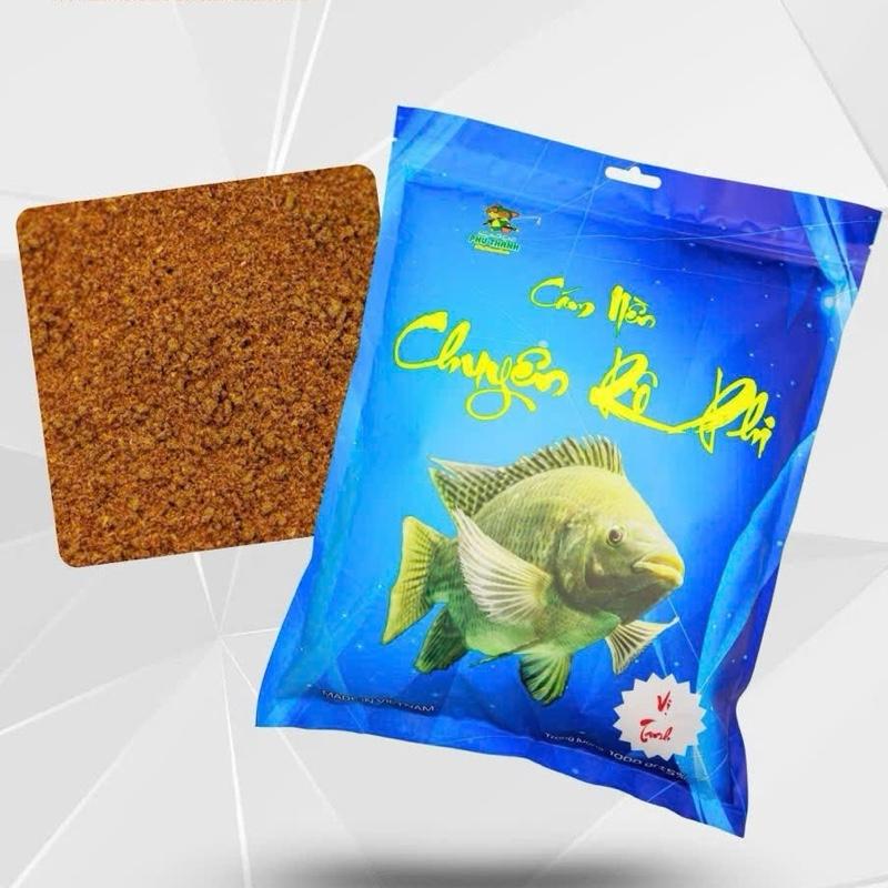Cám Nền Câu Cá Phú Thành Gói 1kg vị tanh thơm, Chuyên Chép, Rô Phi, Trôi, Trắm 3