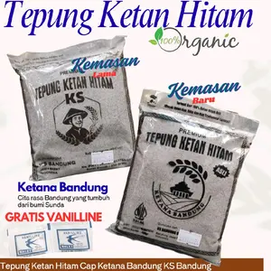 Tepung Ketan Hitam Asli Cap Ketana Bandung | 100% Ketan Hitam 250gr