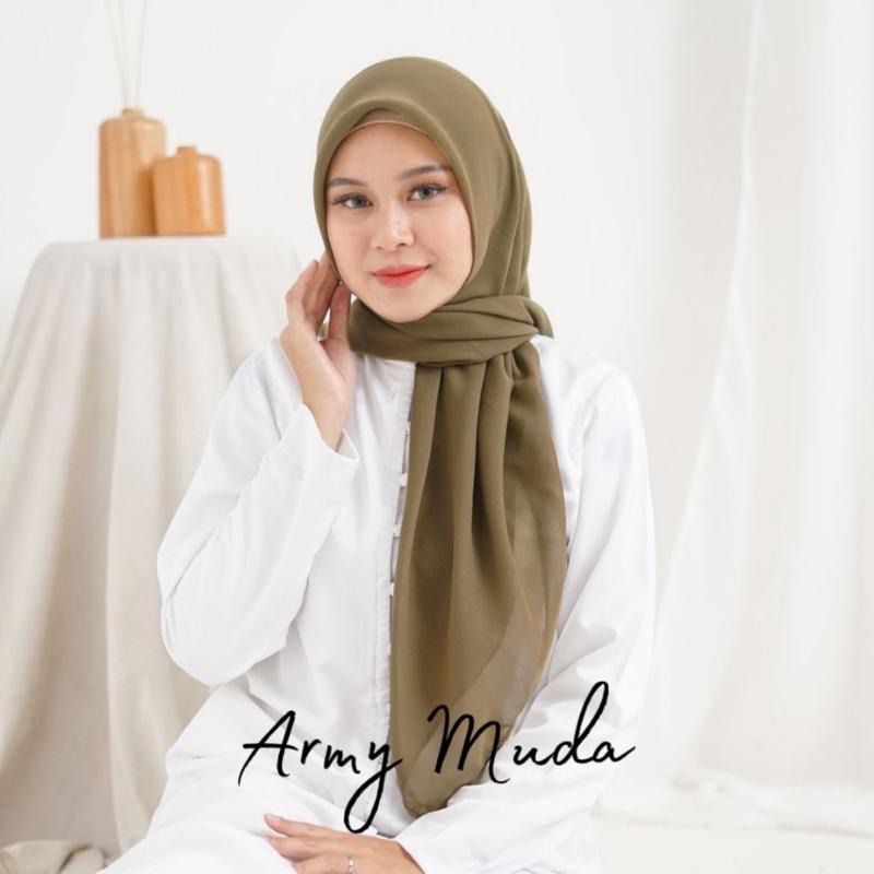 BELLASQUARE - HIJAB SEGIEMPAT - KERUDUNG BELLA SQUARE - HIJAB PERSEGI - 60 WARNA PILIHAN Muslim 2