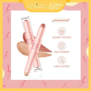 FIND IT STORE - PINKFLASH Duo Make Up Stick - Double Shaping Magic Shaping Flicker Honey DUO Makeup Stick Creamy Smooth Highlighter Shimmer F21