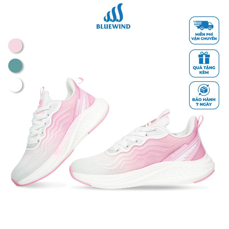 Giày Thể Thao Chạy Bộ Nam Nữ BLUEWIND Siêu Nhẹ Phong Cách Hàn Quốc Êm Chân Bám Đường 68386