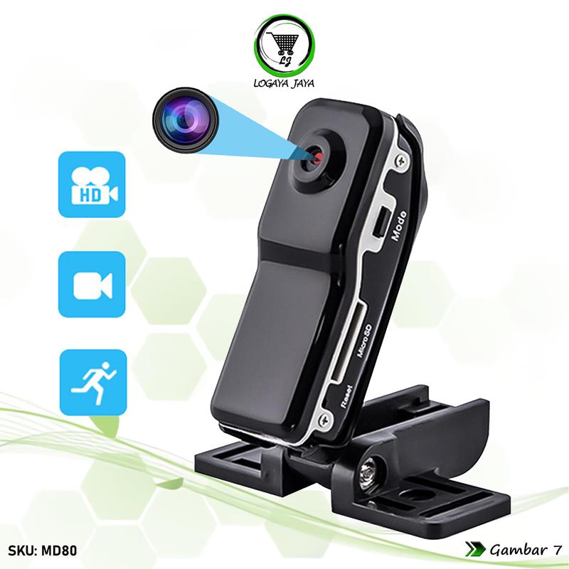 Kamera Md80 Mini DV DVR Portable Non WiFi Camcorder Perekam Vidio Audio Poto Kamera Outdoor Mini Resolusi HD 6