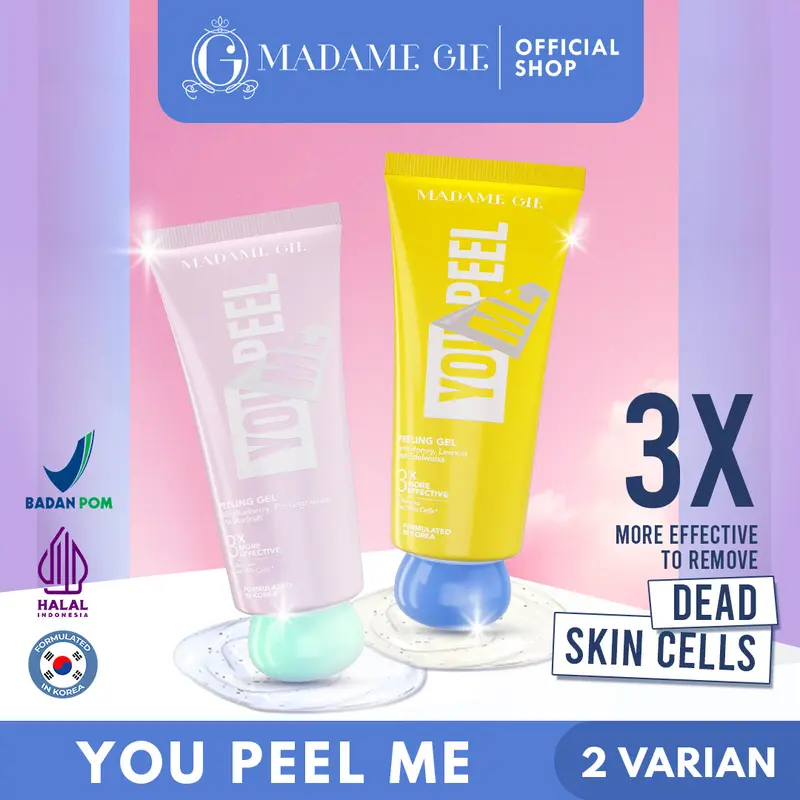 【BUNDLE 3 PCS】Madame Gie Madame You Peel Me - Peeling Gel Extract Lemon Mencerahkan 5