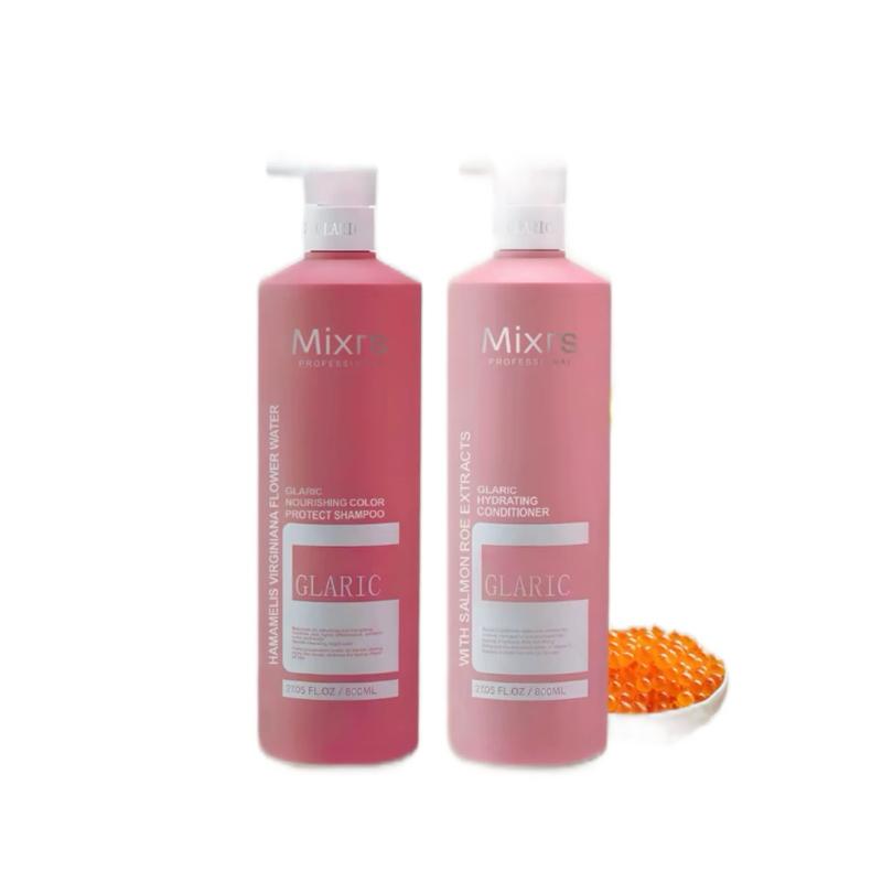  Dầu gội xả mixrs GLABIC Hồng giữ màu tóc dưỡng tóc mềm mượt 