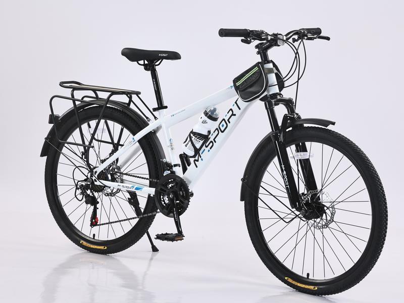   M-SPORT M220-2 new  Xe đạp thể thao địa hình M-Sport M220-2 - Sườn thép 21 tốc độ phuộc thép không gỉ phanh đĩa kép  Đạp Xe Đạp Carbon xe  đạp Gắn Xe Đạp Cao Su 
