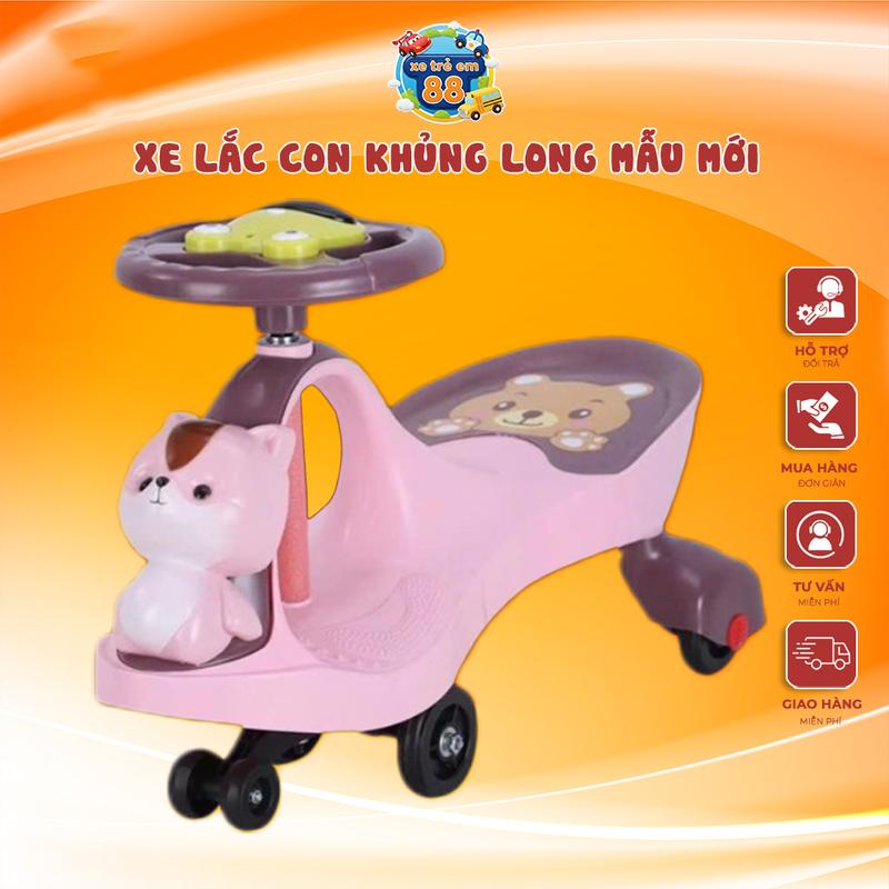  Xe lắc CON GẤU CON KHỦNG LONG dành cho bé đủ màu mã Đồ Chơi 