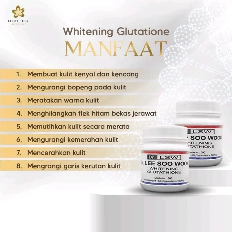 Dr. LSW Capsule Whitening Pemutih Badan Ampuh Garansi Asli 4