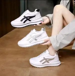 FLASS SALE NEWS_Sepatu Sneakers Wanita Korean Style Terbaru Shoes Casual Putih Round Toe Musim Cewek sneakers putih Sport Olahraga Running Kasual Shoes