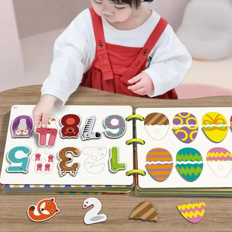 Baby's First Enlightenment Busy DIY Velcro Book Early Learning Montessori Educational Toys for Kids