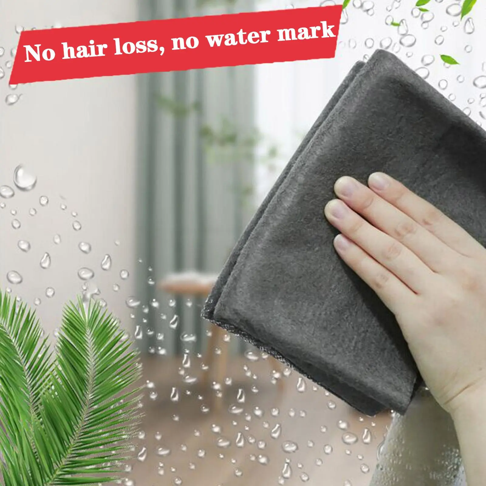 Wipes Glass Cloth Without Hair And Water Marks Magic Cloth Island Fiber Towel Absorbent Cloth