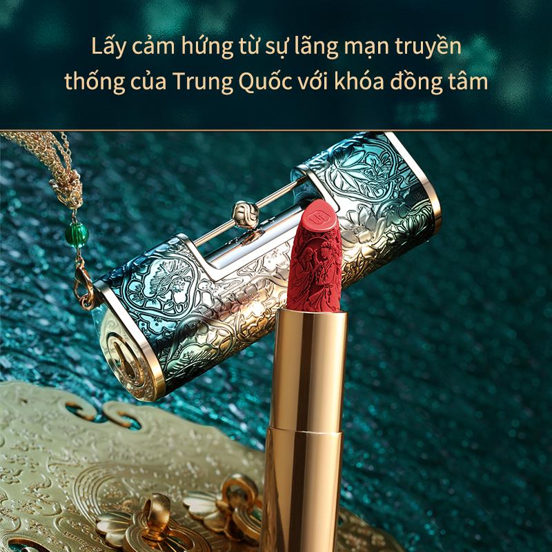 Hoa Tây Tử Son môi Blooming Rouge Khóa Đồng Tâm Florasis 2