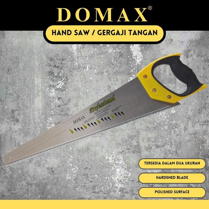 Gambar Gergaji Tangan / Gergaji Kayu / Hand Saw 18 - 20 inch / Domax - 18" dari Drill&Co Kota Administrasi Jakarta Barat Tokopedia