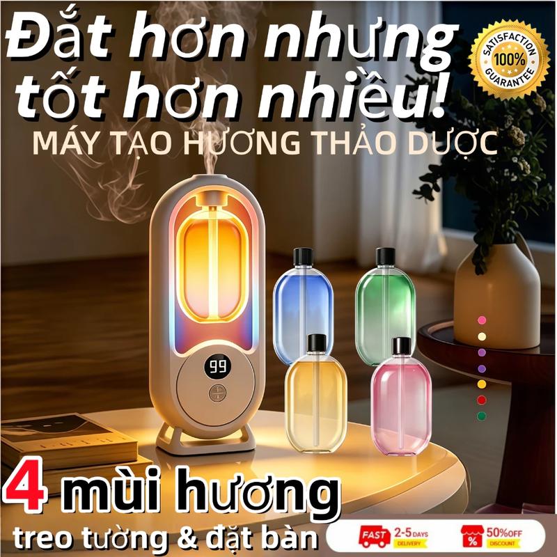 Máy Xịt Thơm Phòng Tự Động máy tinh dầu thơm phòng máy khuếch tán tinh dầu…