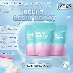 [Hemat 3] Kojic Collagen Brighten Soap I Mengatasi Masalah Dan Mencerahkan Kulit