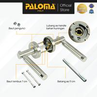 Gambar PALOMA HRP 252 Handle Pintu Roses Solid Stainless SUS 304 Lever Gagang Door Chrome Krom dari PALOMA Official Kota Administrasi Jakarta Timur 4 Tokopedia