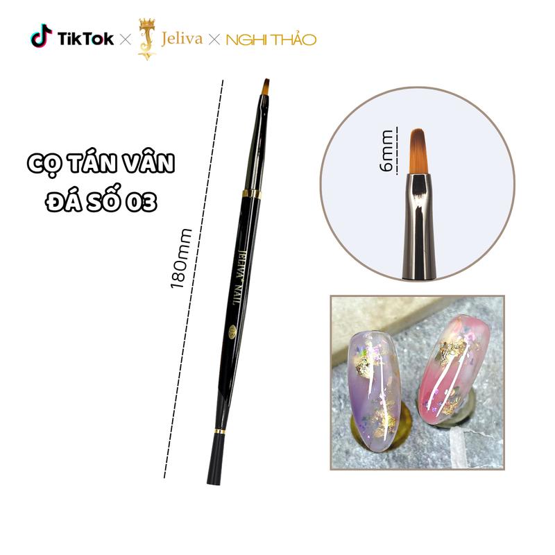 Cọ tán vân đá vẽ hoa NGHI THẢO số 03