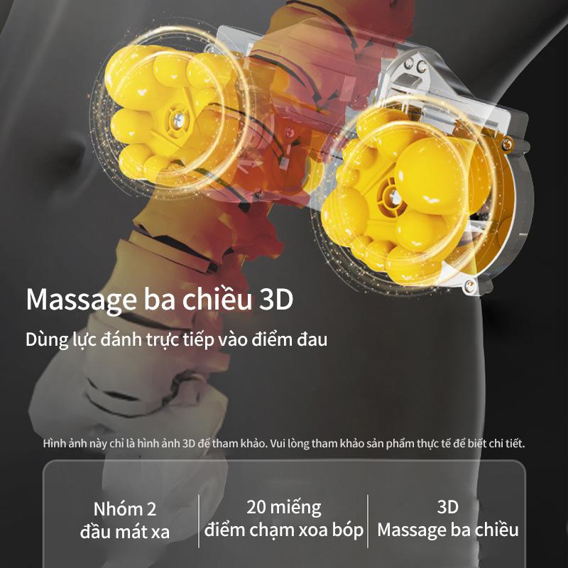 Máy Massage Cổ Và Lưng Shiatsu Bằng Điện, Jinkairui, Với Gối Mát Xa Bằng Nhiệt, Thích Hợp Cho Nam Và Nữ, Máy Massage Vai Nhào Sâu, Cho Cơ Toàn Thân, Tại Nhà Và Văn Phòng, Tuyệt Vời Làm Quà Tặng 7