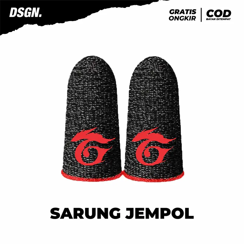 SARUNG JEMPOL FF GARENA ANTI BASAH MURAH + BOX POUCH PREMIUM Accessories Game Controller 1