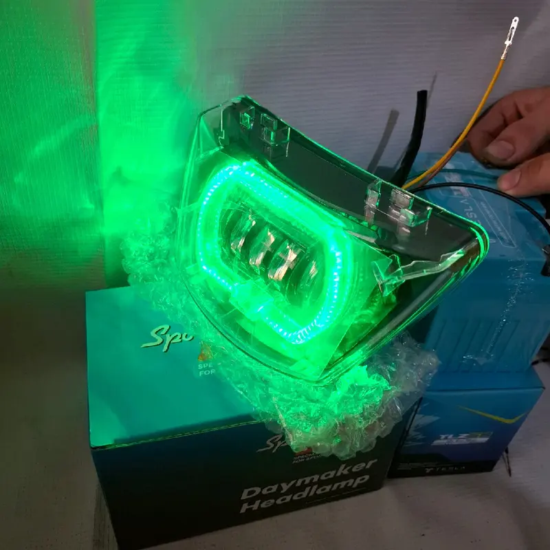 Headlamp Lampu Depan Day Fizr, Force 1 Assy + RGB LANGSUNG PASANG SPORTS DAY 8