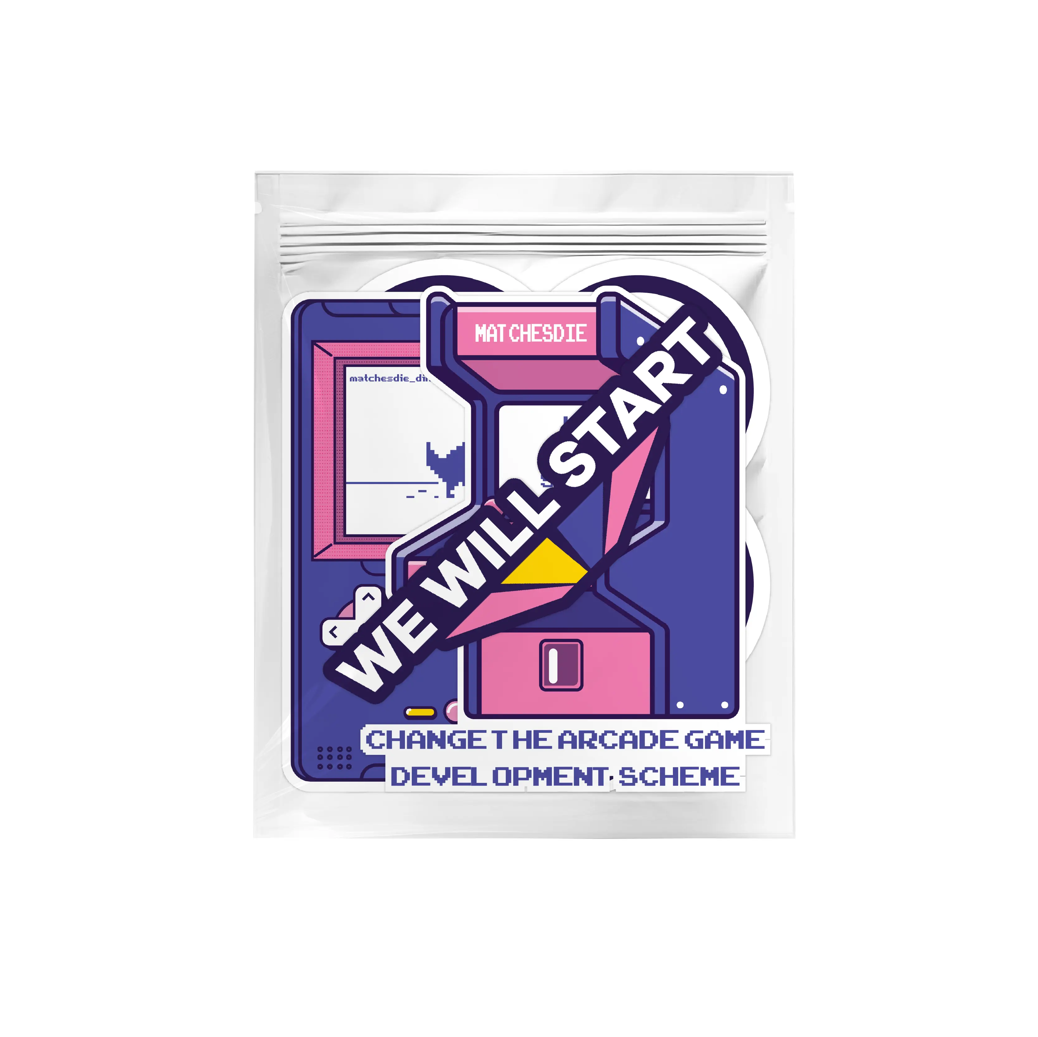 Matchesdie - Sticker Pack Retro Game