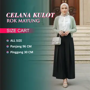 Kulot Rok Panjang  Kulot Husna Kulot Elegan Kulot Panjang Wanita Kulot Haightwaist