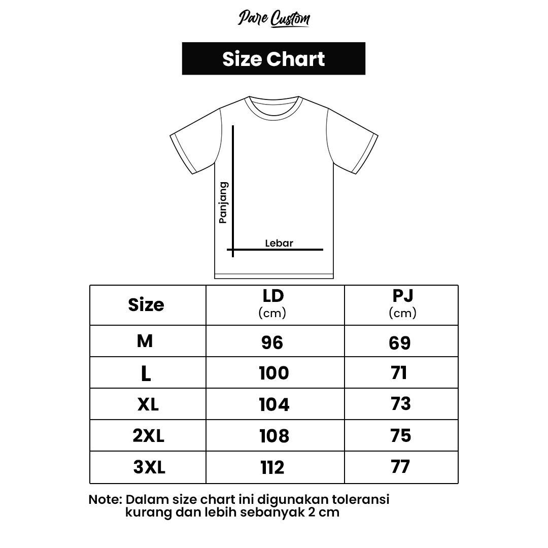 [Pare Custom] Kaos Kata-Kata Simpel RAKYAT BIASA | Kaos Oblong Harian Untuk Santai Bahan Katun Combed 24s - Sablon DTF Baju Tshirt Pria Pendek Polos Hitam