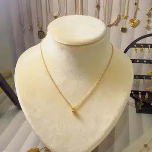 Kalung Titanium Liontin Boba Minimalis dan Elegan dengan Desain Modern untuk Tampilan Stylish