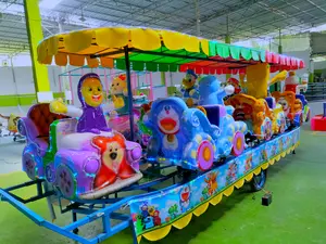 Kereta Panggung odong odong mobil kartun isi 6