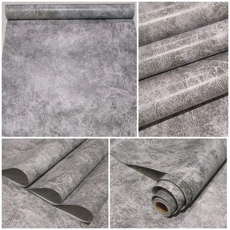 Paket 4 roll bayar 100 ribuan Wallpaper Sticker Dinding Kamar Tidur Ruang Tamu Dapur Elegan mewah aesthetic bahan pvc sudah ada lemnya tinggal tempel kekinian stiker tembok 5