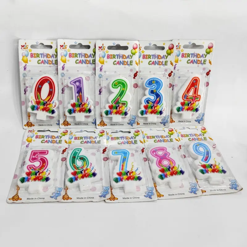 Lilin Angka Ulang Tahun / Birthday Candle Number 0