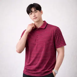 PM | Kaos Kerah Pria salur  - Kaos Polo Motif Salur Lengan Pendek Bahan SEMI katun |Kaos Kerah Pria Stripe Salur | kaos kerah salur adem |Kaos Kerah Salur Polo Dewasa Stripe Besar Pria semi Cotton | kaos krah wangki motif salur bahan adem