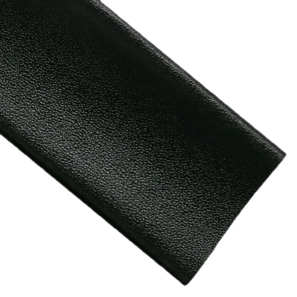 Kain Kulit Sintetis Panjang 9 cm Warna Hitam untuk Proyek Anda