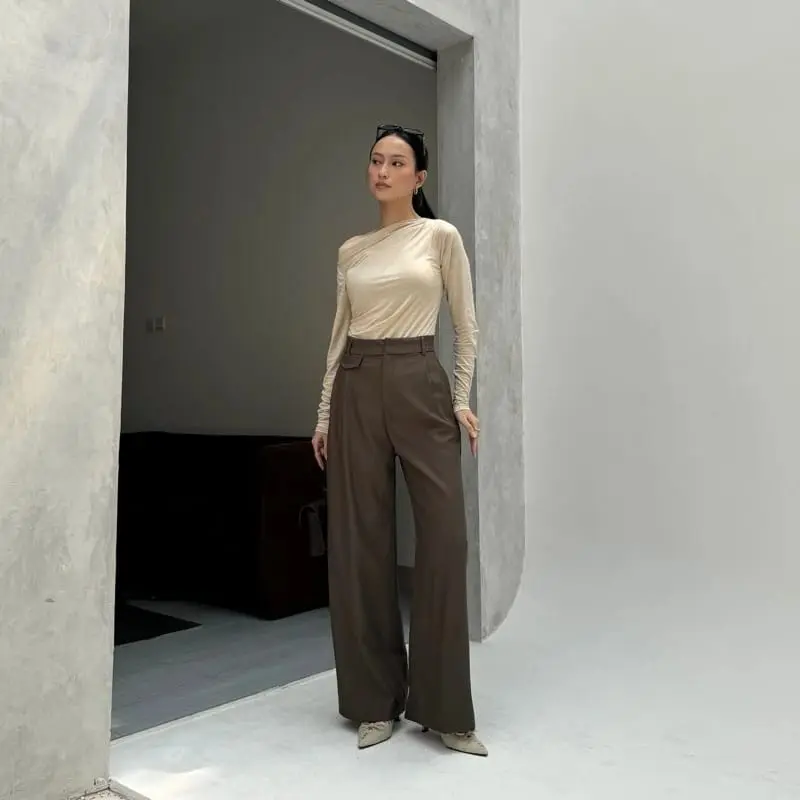 ORO PANTS - Celana Kerja Anti Kusut - Loose Pants Kulot Wanita 5