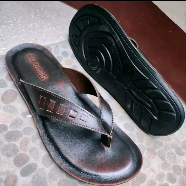 Sandal kulit asli || Sandal Pria Masa Kini || Sandal Jepit Kulit (007) 1