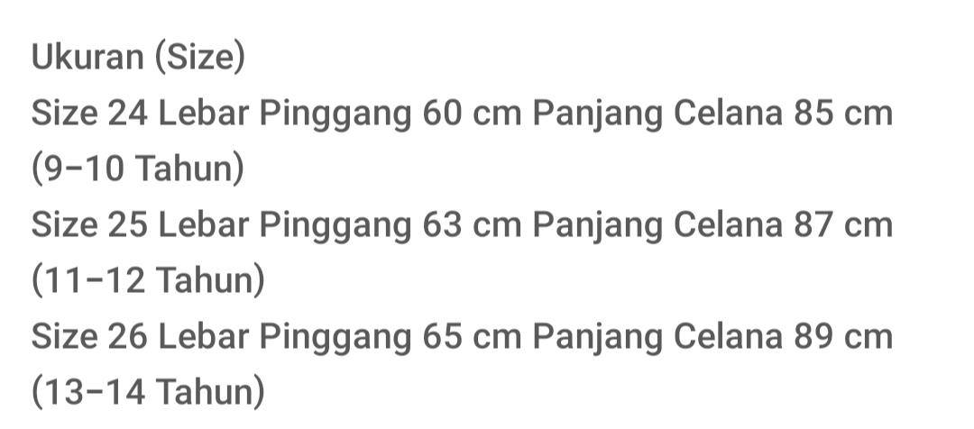 Celana Jeans Skena Gombrong Anak 8 - 14 tahun Celana Jeans Skena Gombrong Anak 8 - 14 tahun