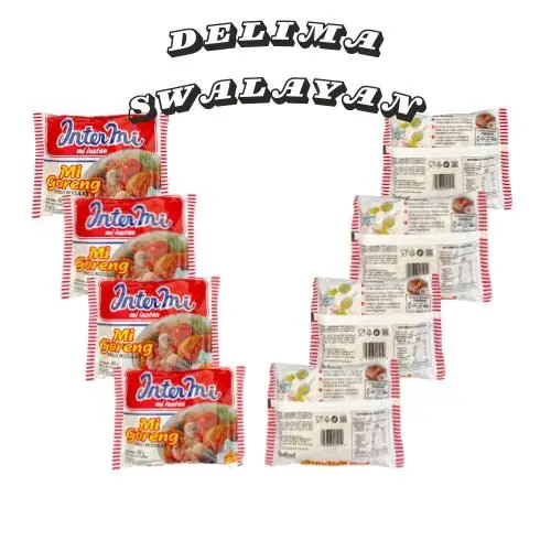 INTERMI INSTAN MIX GORENG DAN PEDAS 1 DUS ISI 20 PCS X 60 GR