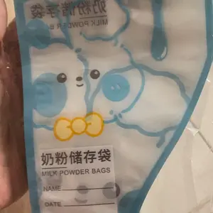 Eywu 60pcs/set Tas susu bubuk bayi / tas penyimpanan susu bubuk sekali pakai / tas pengeluaran portabel saat bepergian