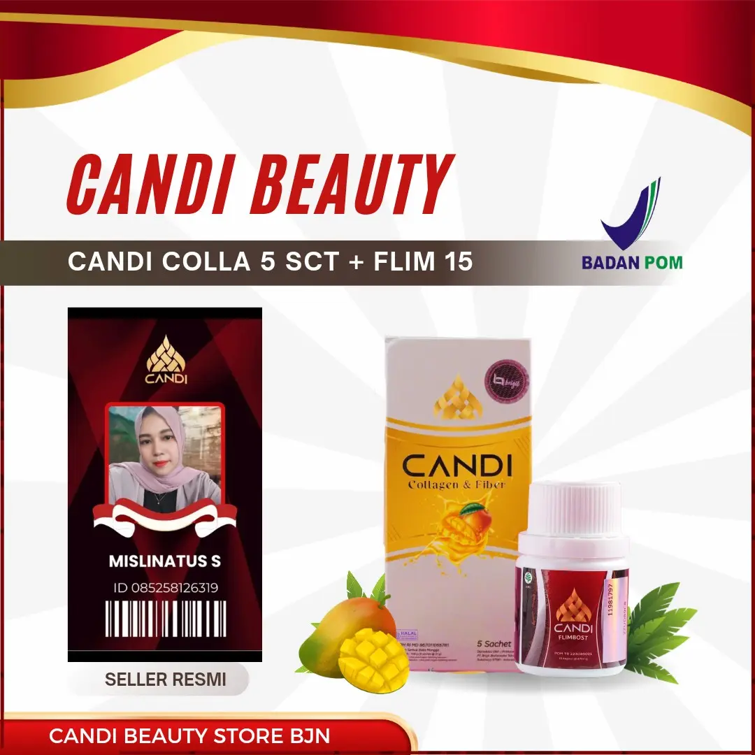 1 paket candi collagen fiber glutathione