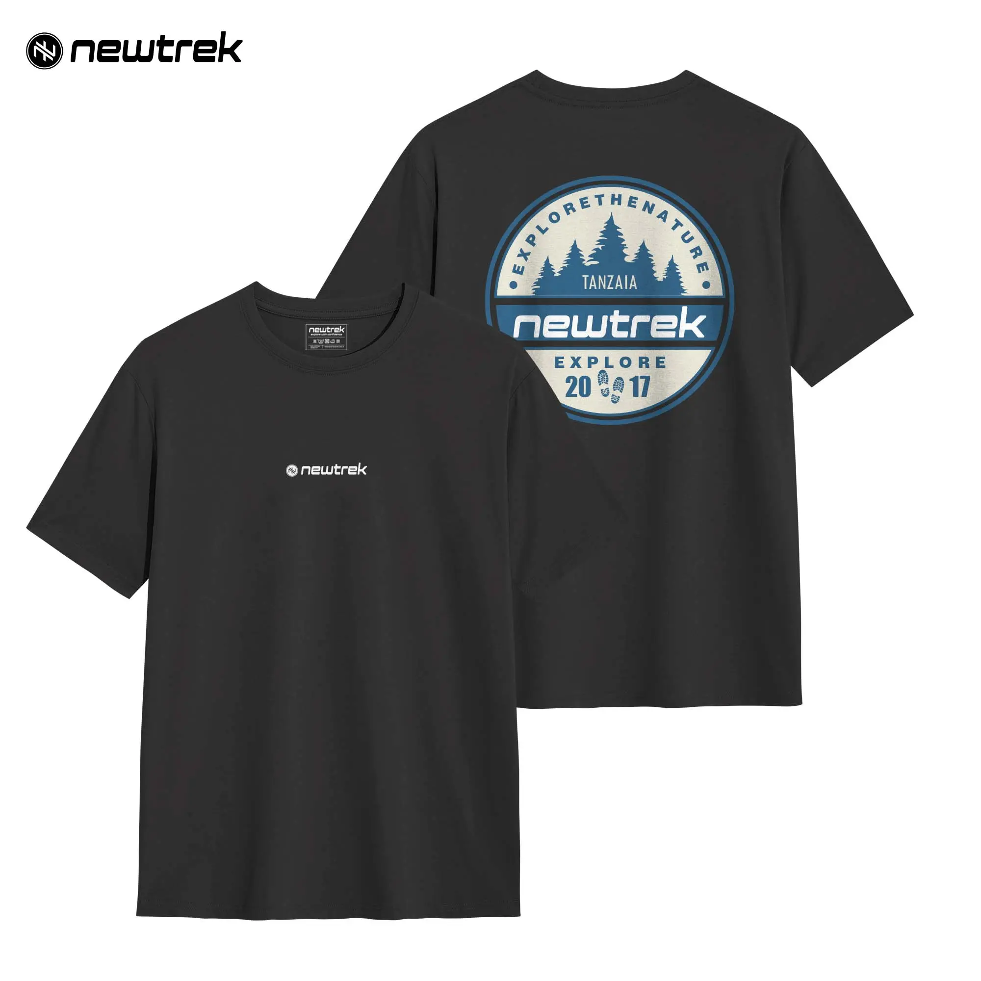 Newtrek T-shirt Basic Vol.1 Pria Kaos Polos Pendek Katun Distro Oblong Baju Crewneck Wanita Pria Kaos kaos  brand baju  bulls kaos  kata kaiju  shirt
