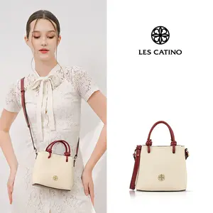 Tas Wanita Les Catino Cintya Pique Satchel + FREE Cherry Bagcharm