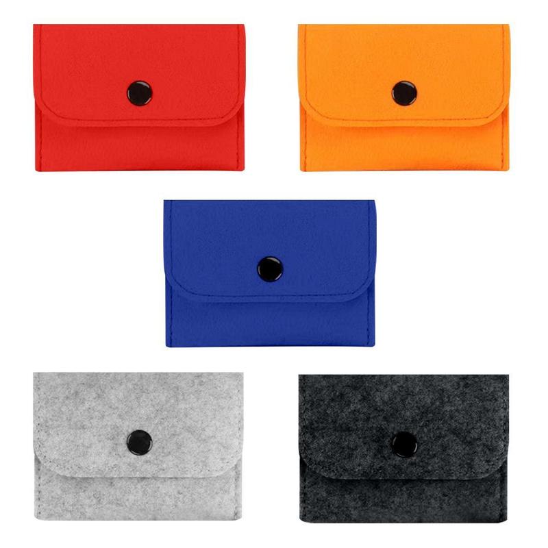 Product Introduction of Colorful Felt Mini Purse Small Purse Change Purse Fabric Wallet Felt Coin Purse Mini Purse Coin L4G6 26