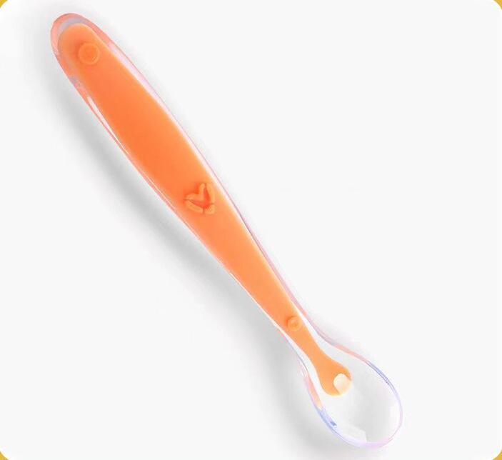 Product Introduction of Thìa Cho Ăn Silicon, An Toàn Cho Em Bé, Thìa Tập Luyện Cho Trẻ Em, Mềm Mại, Thích Hợp Cho Thực Phẩm Bổ Sung, Dao Kéo Cho Em Bé, Cho Ăn Trơn Cho Bé 6